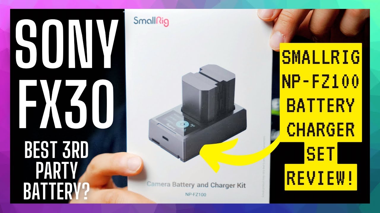 Sony FX30 : Best 3rd party battery!? SmallRig | NP-FZ100 #sonyfx30
