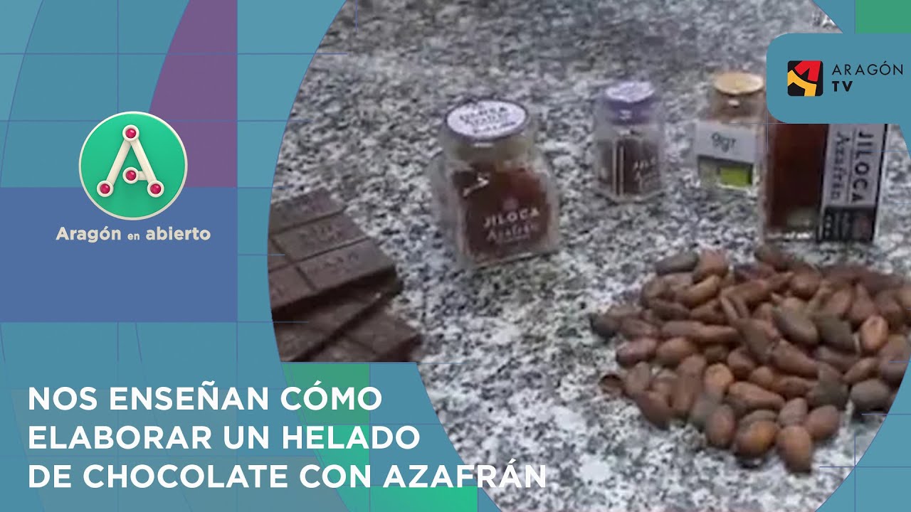 Chocolate con azafr&aacute;n