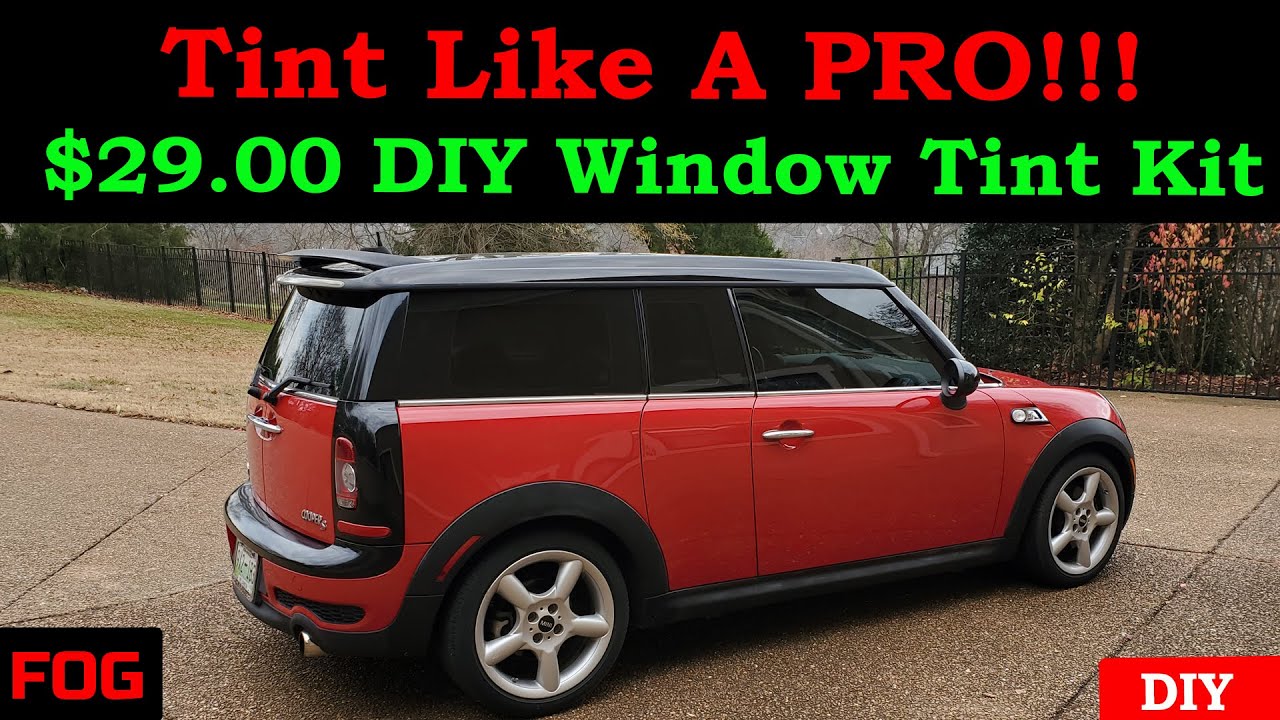 $29.00 DIY Window Tint Kit (Pre-cut for your car)