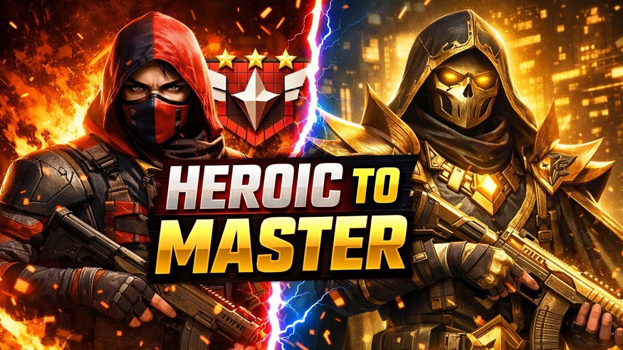 Anish__bhai__gamer21 is live! #Heroic to master with me 😉#custom also playing #rank push #live #anis