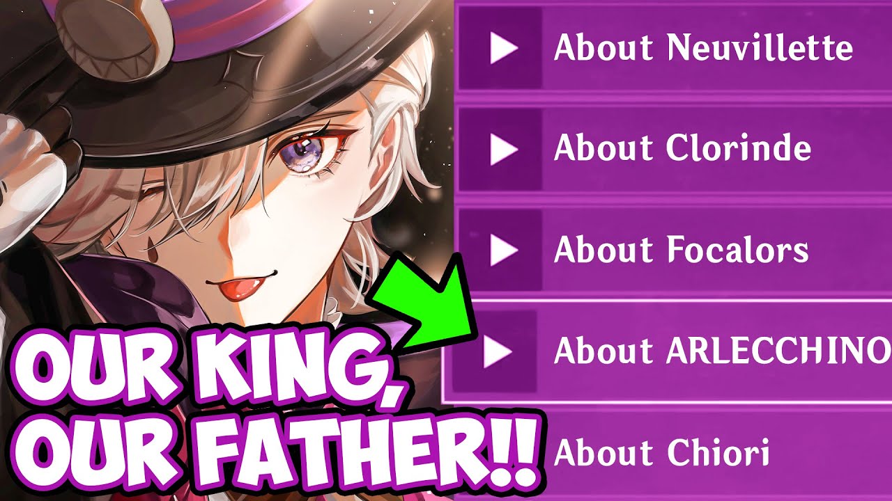 LYNEY Talks About ARLECCHINO, CLORINDE, FURINA & Others Genshin Impact Lore  LYNEY Voice Lines