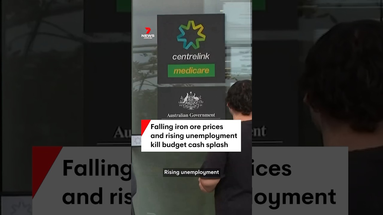 Falling iron ore prices and rising unemployment kill budget cash splash