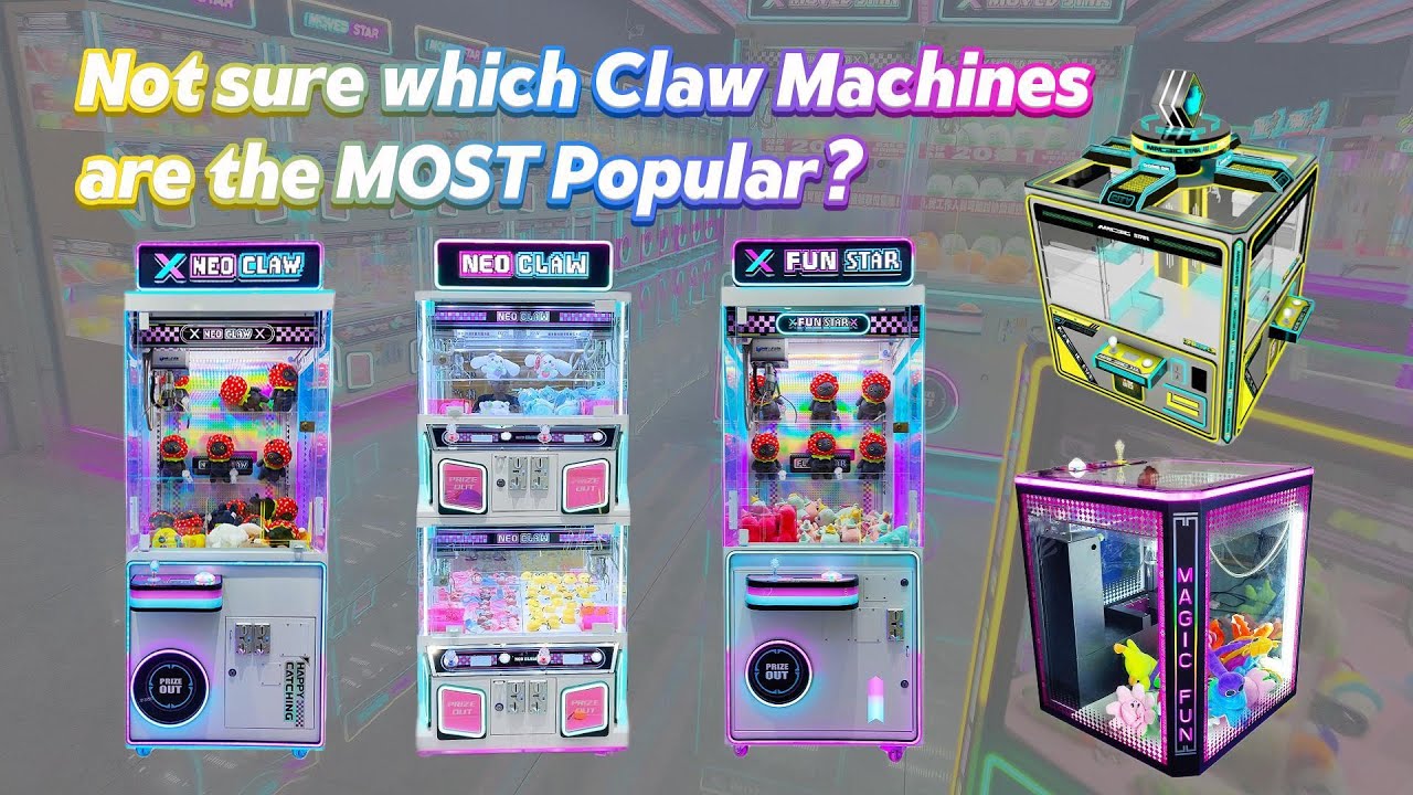 Not sure which Claw Machines are the MOST Popular? Neofuns has the answer!