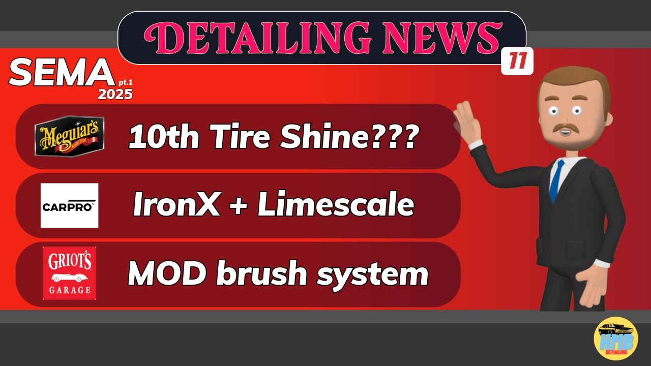 Новый способ удаления пятен от железа и воды! | Новости детейлинга #11 | SEMA 2025, часть 1