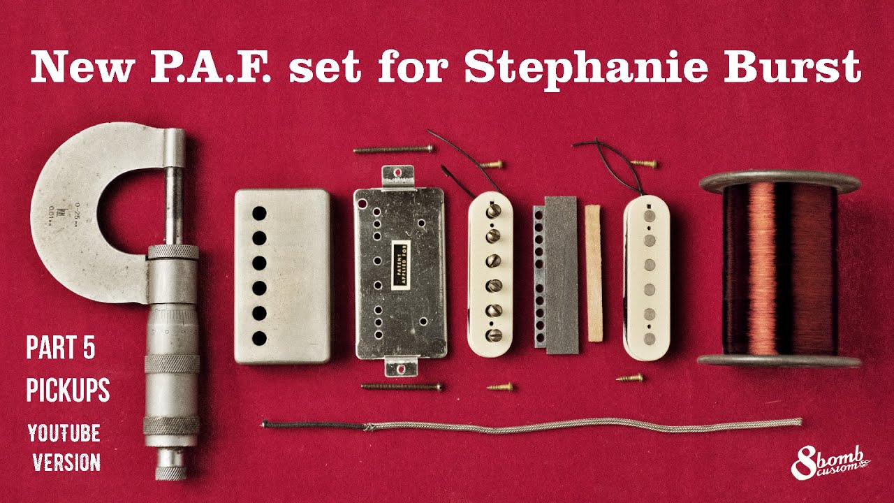 PAF pickups set winding (Stephanie Burst. Part #5)