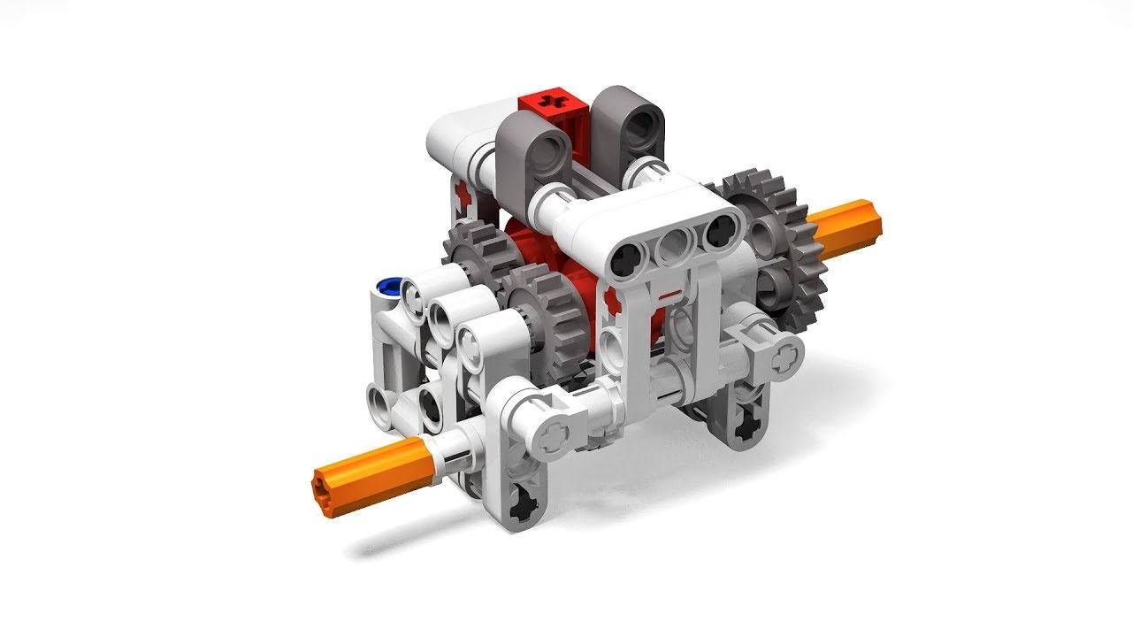 Lego Technic Compact 4 Speed Gearbox | Building Instructions | Lego Technic Mastery