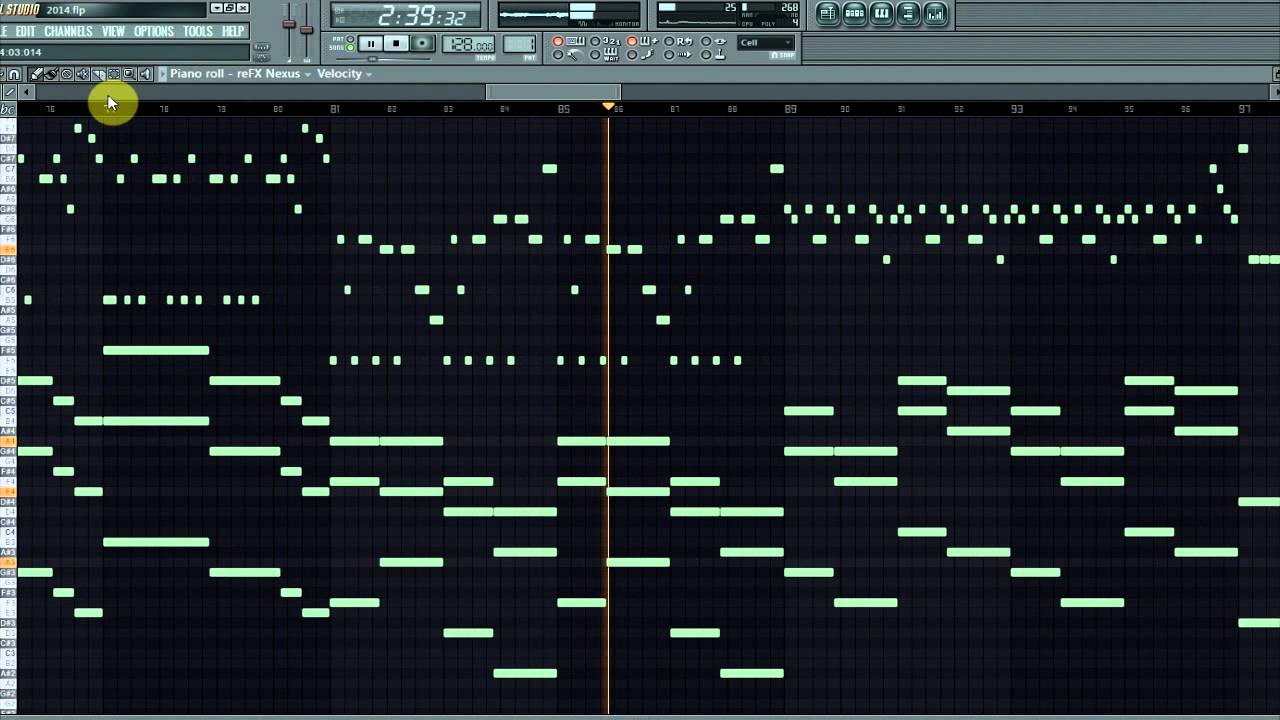 EDM Melodies of 2014 in FL Studio + MIDI File | By Mandragon