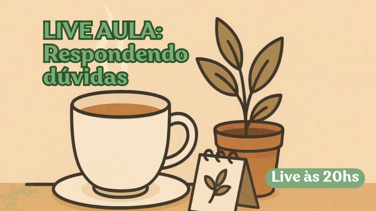 LIVE AULA: Respondendo dúvidas e falando sobre o Calendário de Chás 🍃☕️🗓