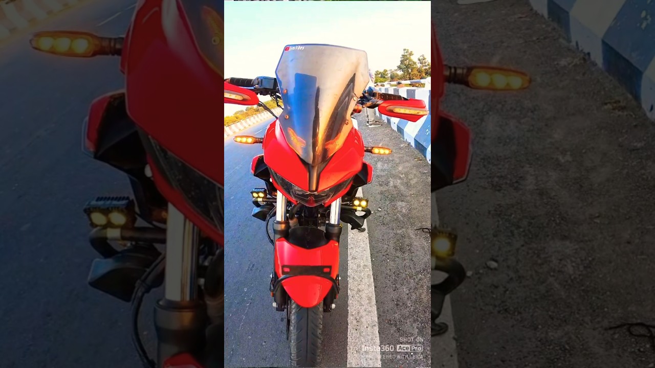 Hero Xtreme 125 R Full modified Red colour #heroxtreme125r #heromodified #xtream125r #automobile