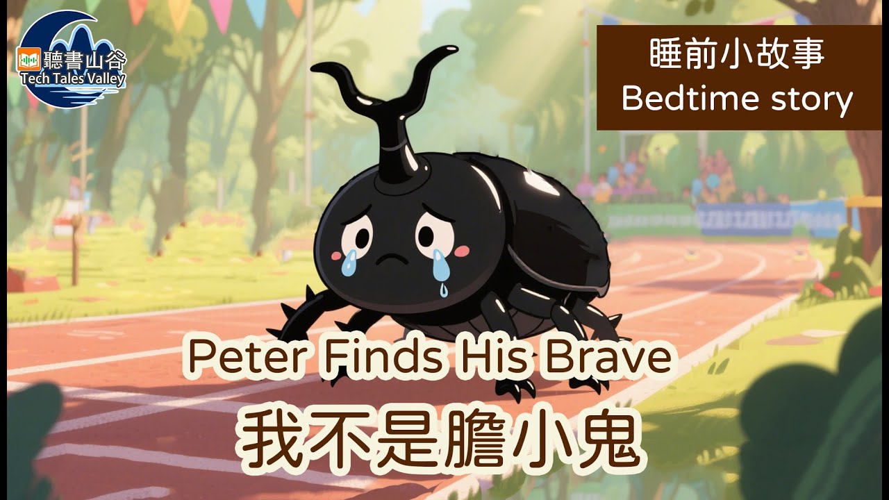 【原創中英兒童故事 | 嘗試的勇氣】Peter Finds His Brave-我不是膽小鬼 #幼兒睡前故事有聲書 #聽故事學英文 #聽故事學中文 #bedtimestories