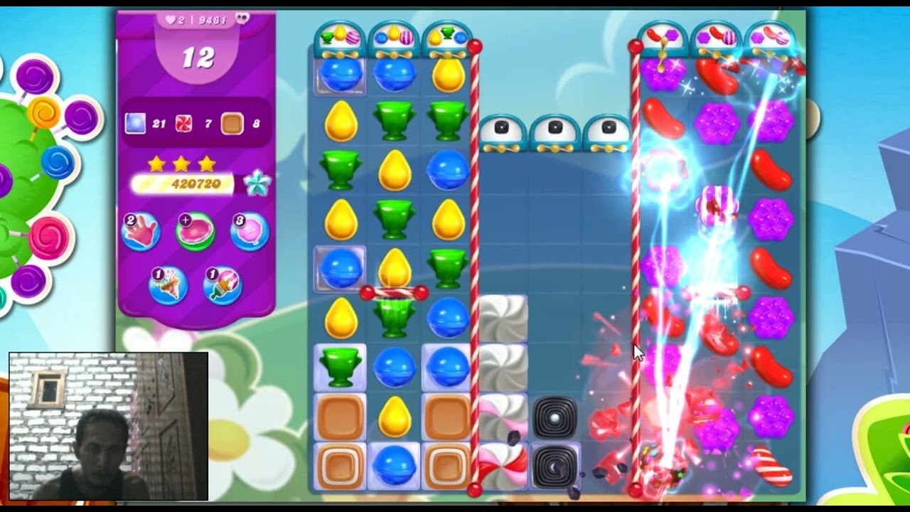 Candy Crush Saga Level 9481 - 3 Stars, 31 Moves Completed, No Boosters
