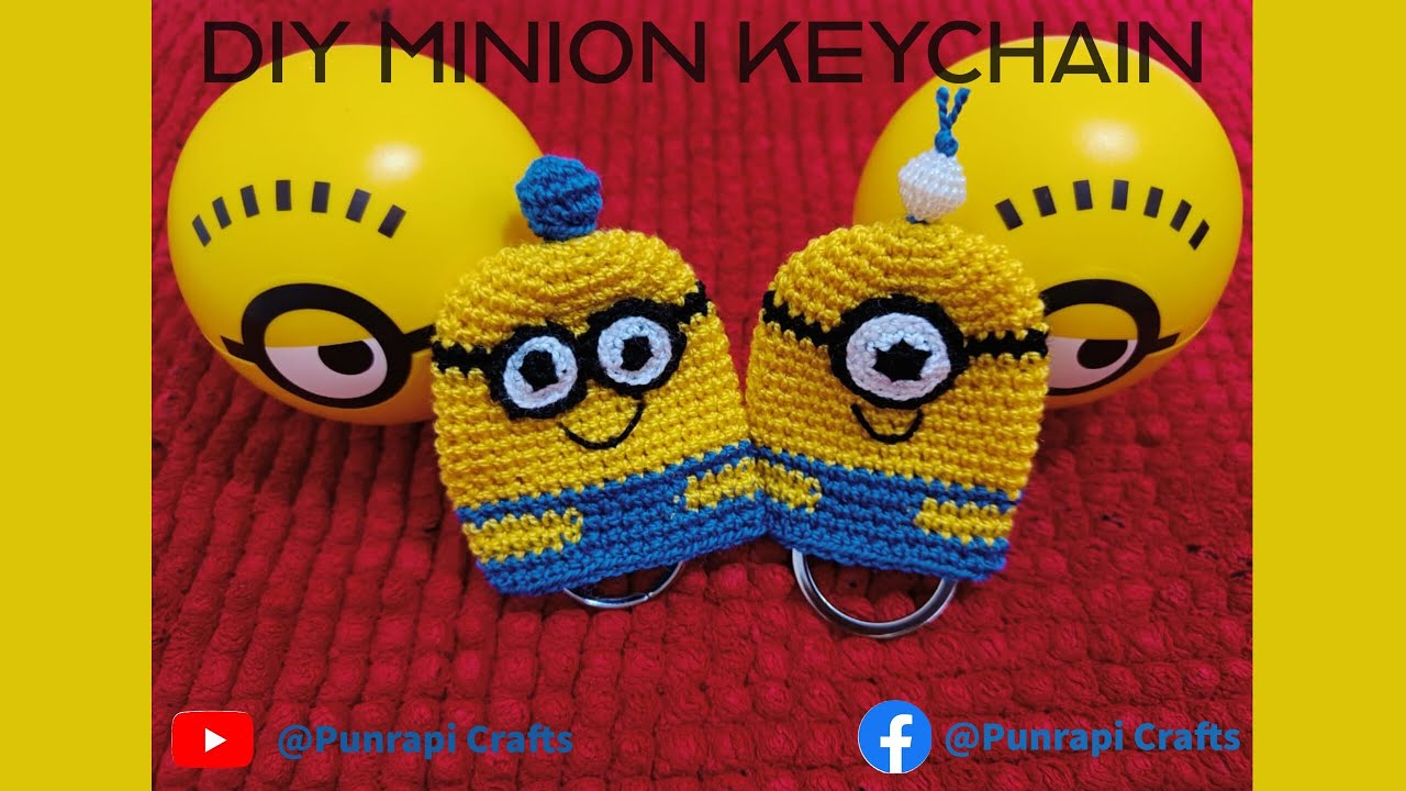 DIY Minion Keychain | Hidden keychain | Beginner friendly tutorial