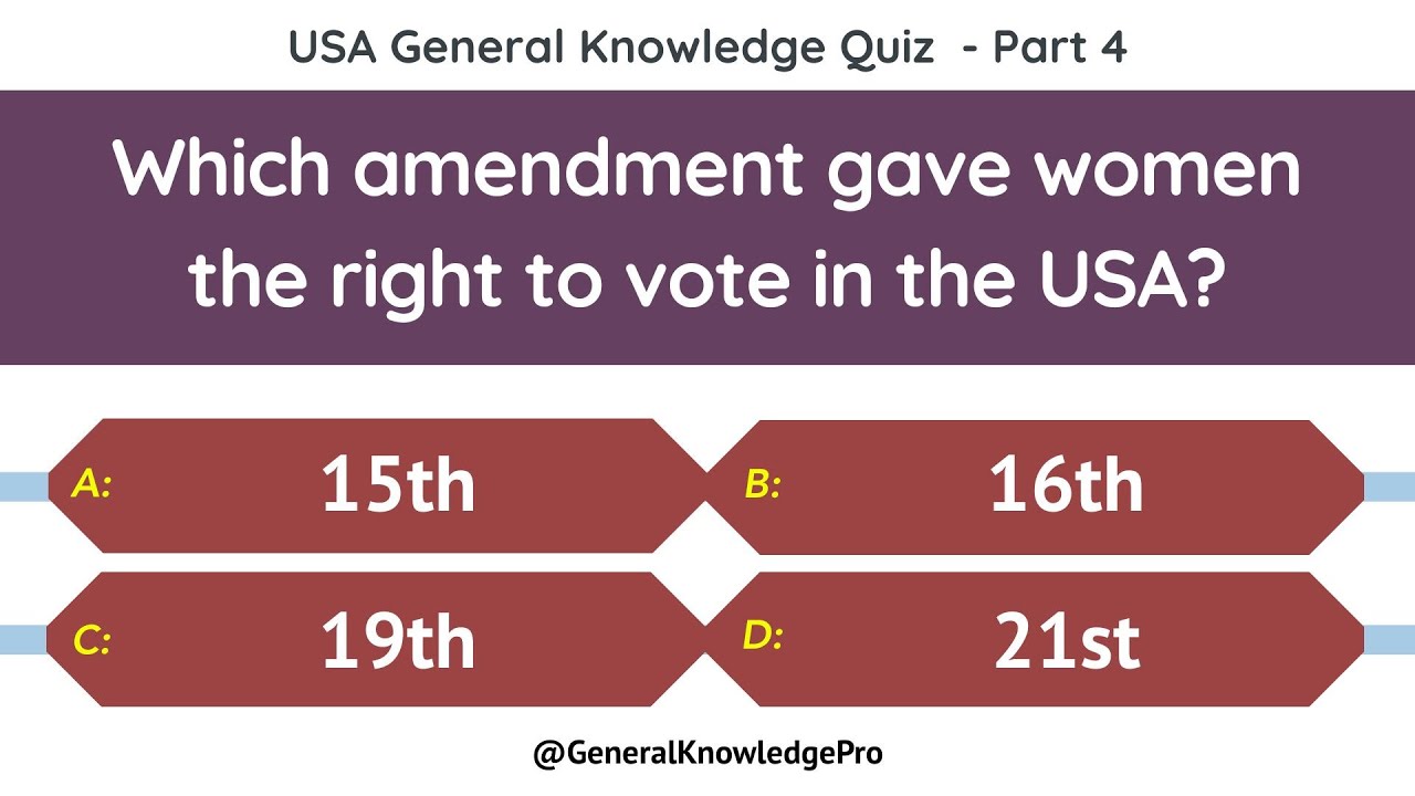 USA General Knowledge Quiz - Part 4/10 | 15 MCQs on American Geography, Politics, & National Symbols