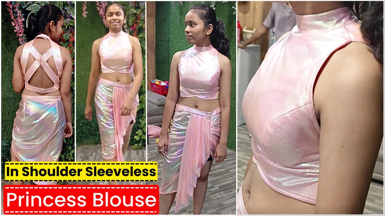✨ In Shoulder Princess Blouse with Stylish Back Design ✨