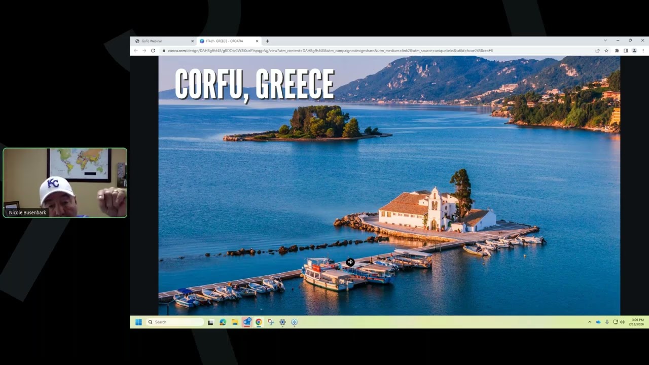 Mediterranean Cruise Webinar hosted by Mark Comfort