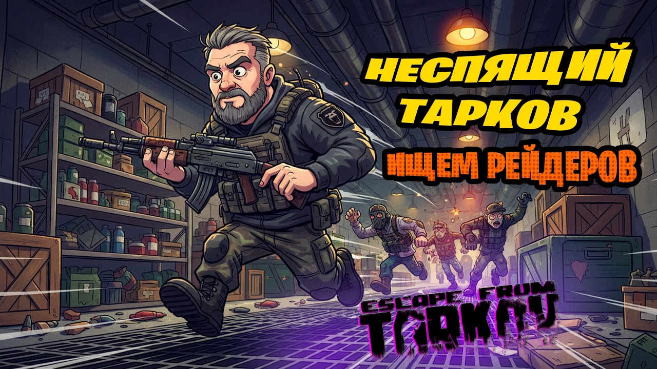 Неспящий Тарков. Ищем рейдеров🏃| Escape from tarkov | Стрим