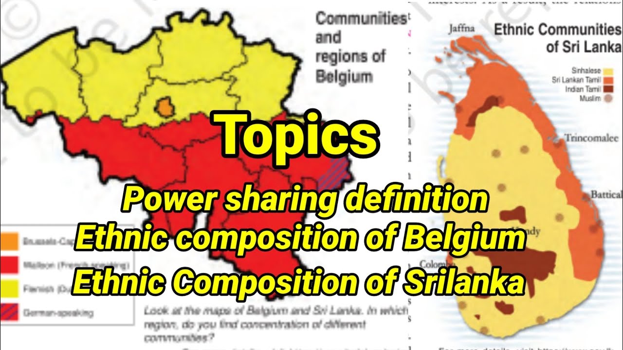 Class 10 Civics Chapter 1 | Belgium and Sri Lanka - Power Sharing