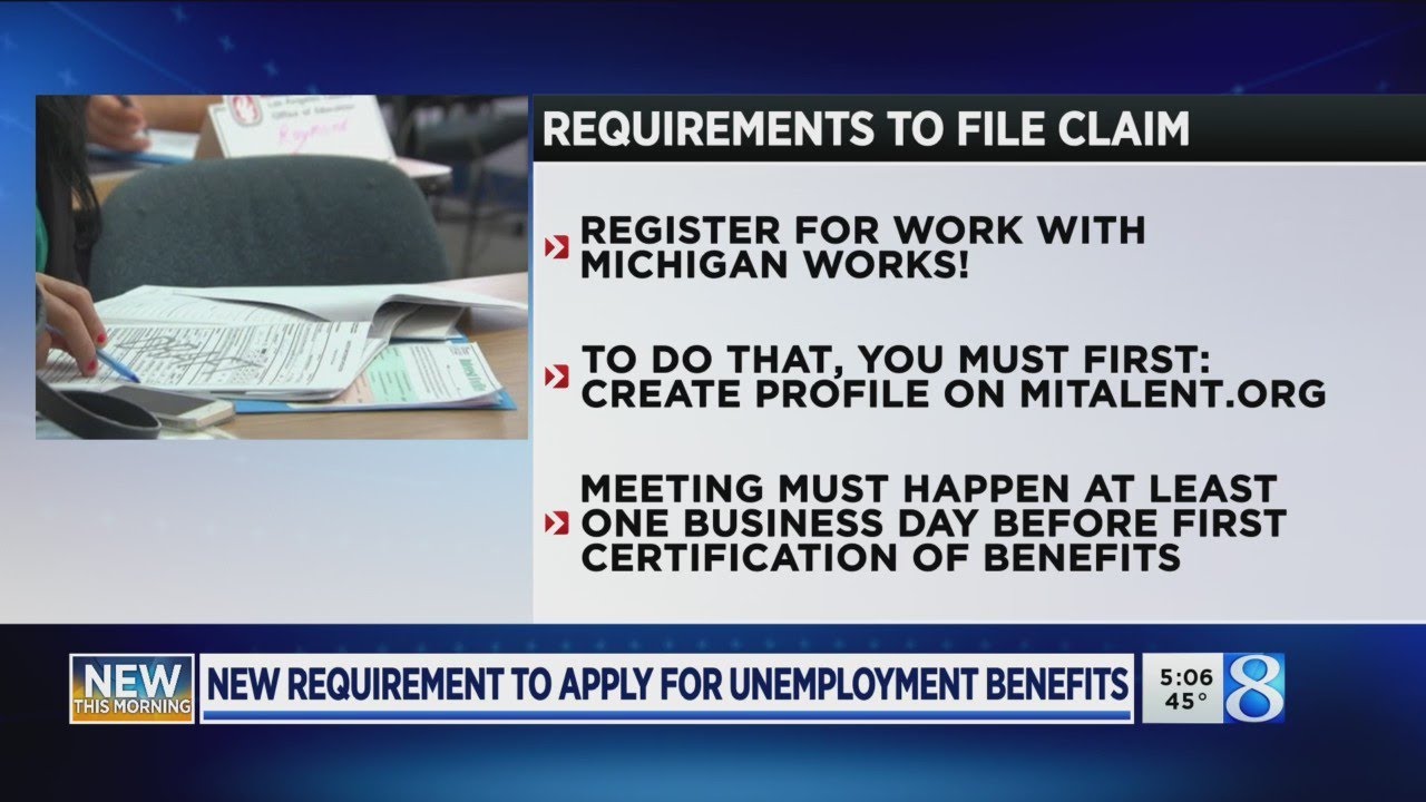 New rules for filing unemployment now in effect in Michigan