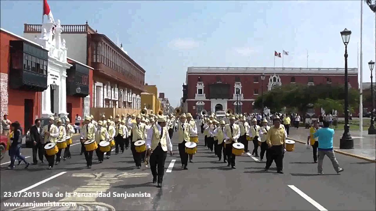23.07.15. Día de la Peruanidad Sanjuanista 2015 Banda de Música CN San Juan de Trujillo