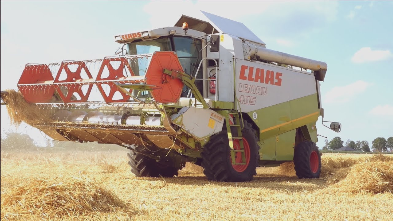 Jęczmień ozimy 2021.  Claas Lexion 405