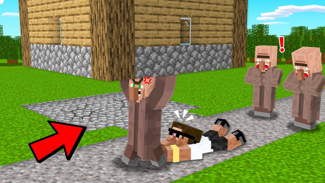 This Villager Stole My House in Minecraft..
