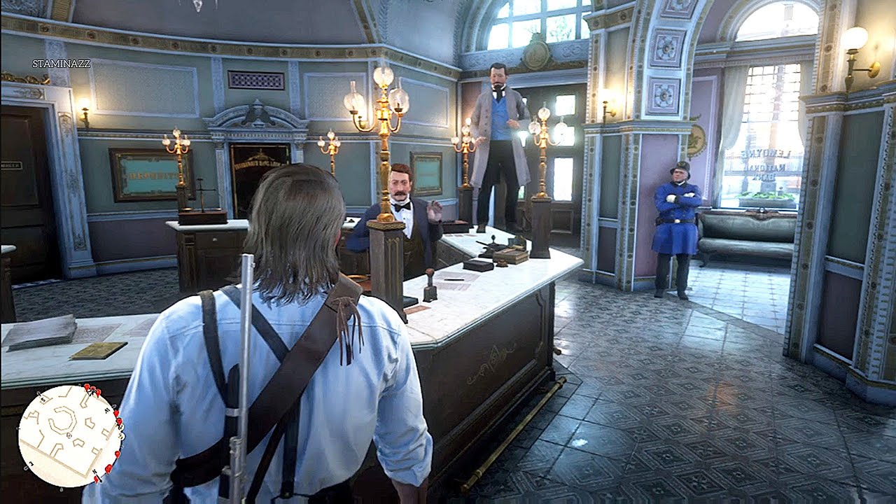 LOCKED Inside the Saint Denis Bank in RDR 2 (NEW GLITCH DISCOVERED BY ME)