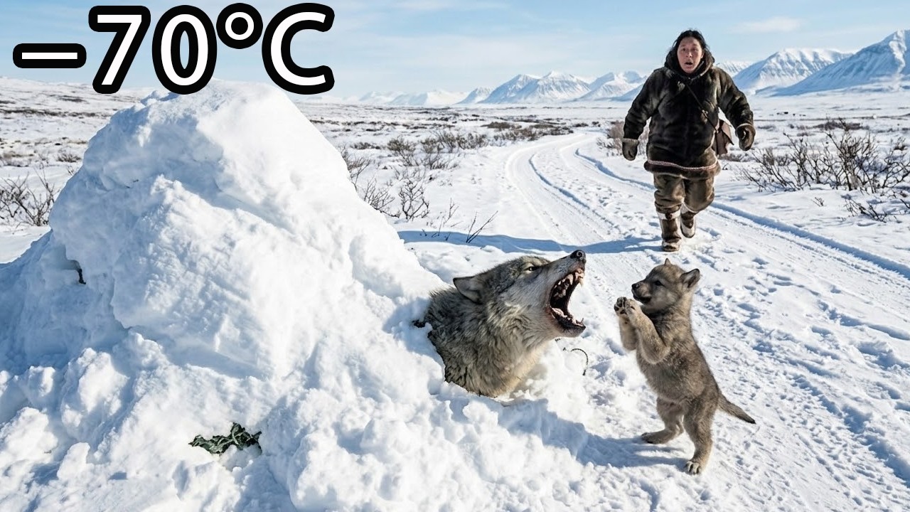 A Young Yakut Woman Saves a Frozen Mother Wolf — Then Something Unexpected Happens