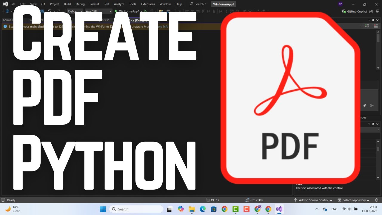 Как создать PDF-файл с помощью Python