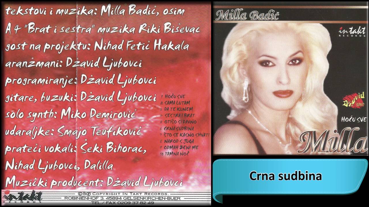 Milla Badic - Crna sudbina - (Audio 2001) HD