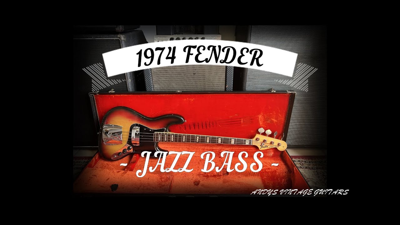 1974 FENDER JAZZ BASS - Andy's Vintage Guitars