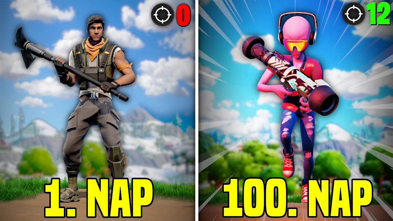 Mennyit fejlődtünk 100 nap alatt a FORTNITE-ban?! 📈 | Fortnite #10