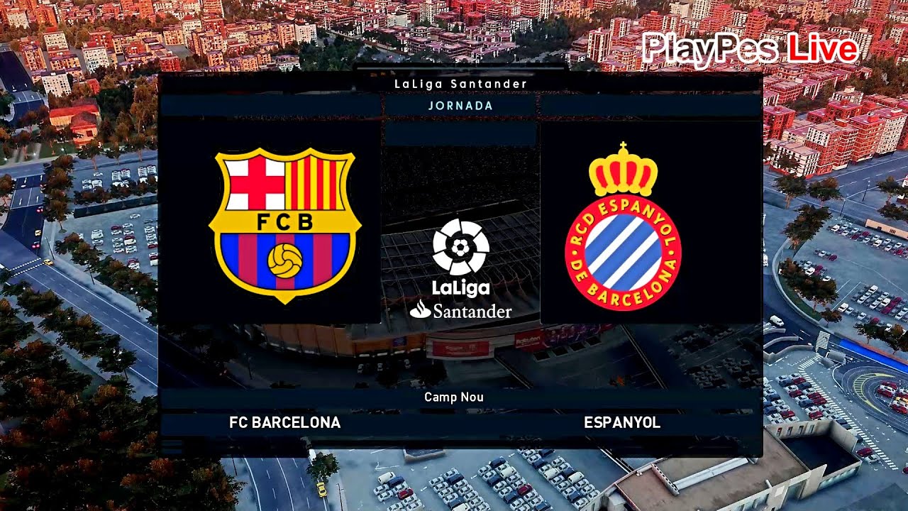 PES 2020 - Barcelona vs Espanyol - Full Match & Amazing Goals - Gameplay PC