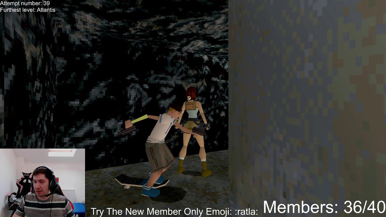 Attempting Tomb Raider 1 No Loads No Meds NEWGAME+ #21 CONTINUED