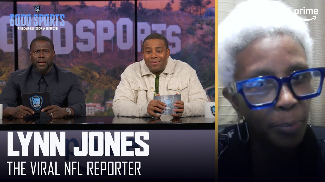Viral NFL Reporter Lynn Jones | Good Sports With Kevin Hart & Kenan Thompson | Prime Video