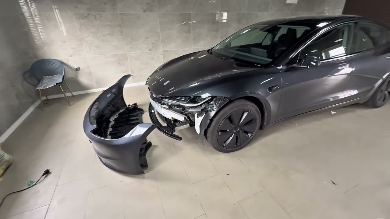 Tesla Model 3 Highland 2024 з пробігом 11.000км. 13.700&euro; обійшлась мені з ремонтом