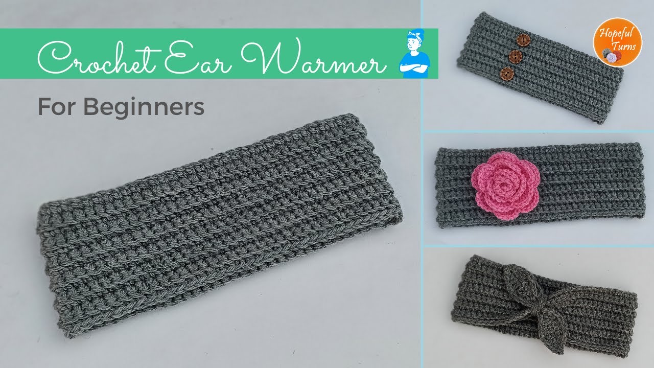 How to Crochet an Easy Ear Warmer Headband for Beginners