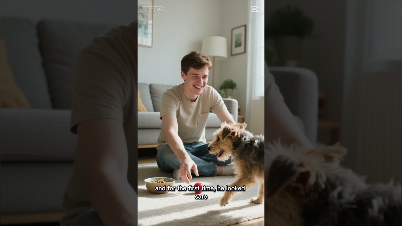 Man saves dog from being thrown out of a window 