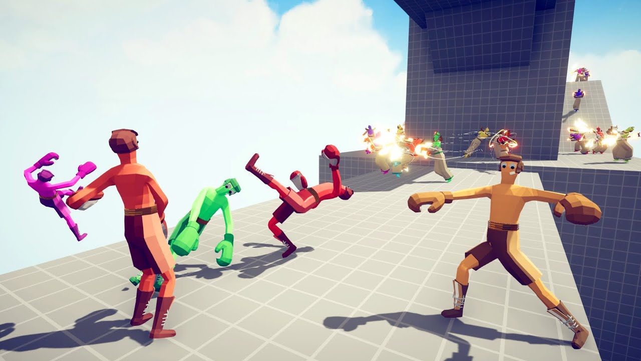 BROKEN BRIDGE BATTLE ROYALE - FREE FOR ALL - Totally Accurate Battle Simulator TABS