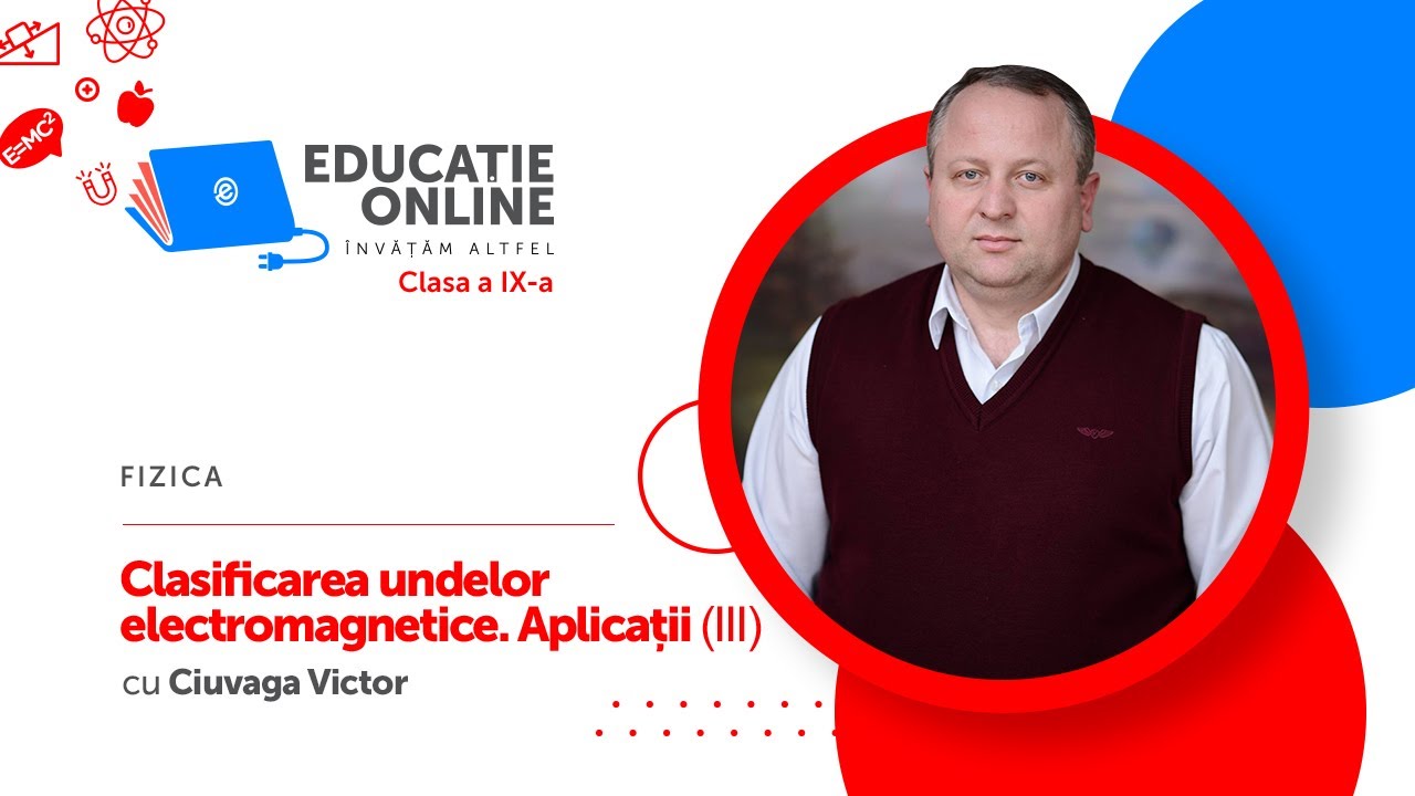 Fizica, clasa a IX-a, Clasificarea undelor electromagnetice. Aplicații (III)
