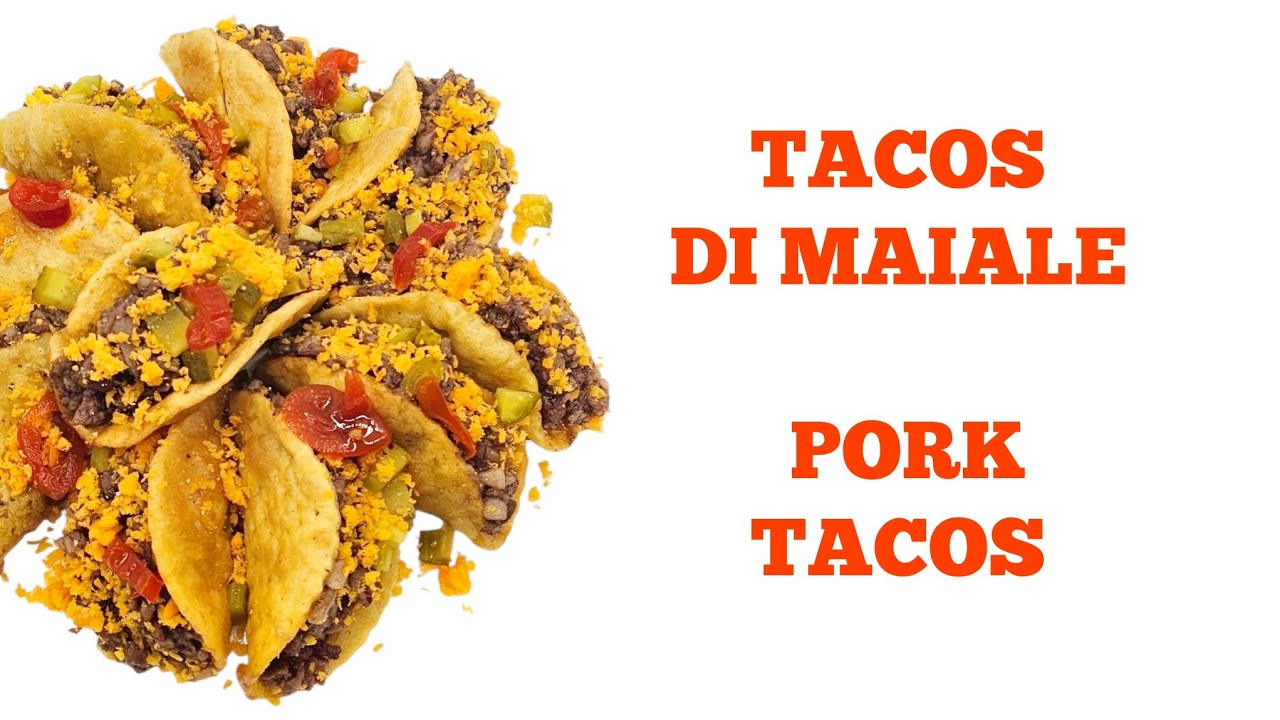 🇮🇹TACOS DI MAIALE🇬🇧PORK TACOS 