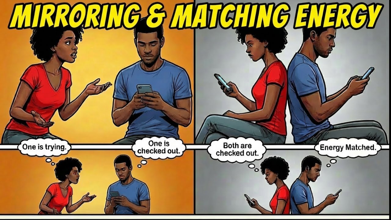 Mirrioring & Matching Energy 👫🏾🪞💞👫🏻(with example)