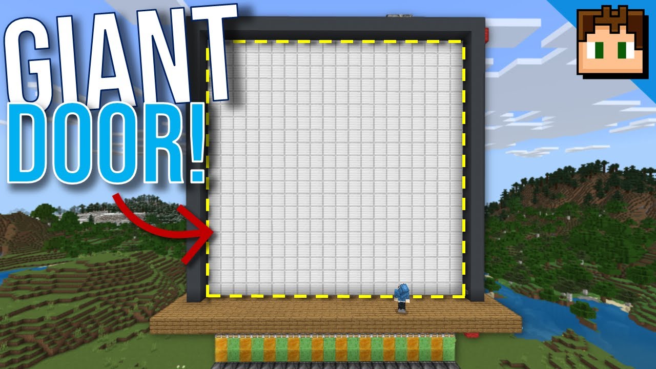 The FLYING MACHINE Door! [Minecraft Bedrock 1.20] +Tutorial