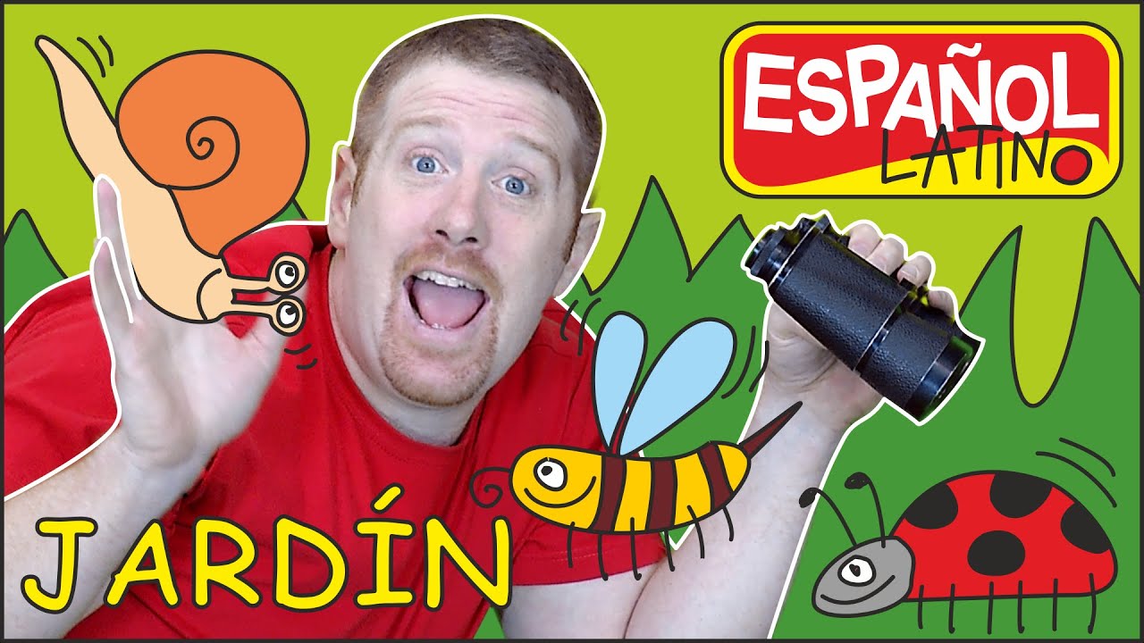 Animales de jardín | Historias para niños de Steve and Maggie Español Latino