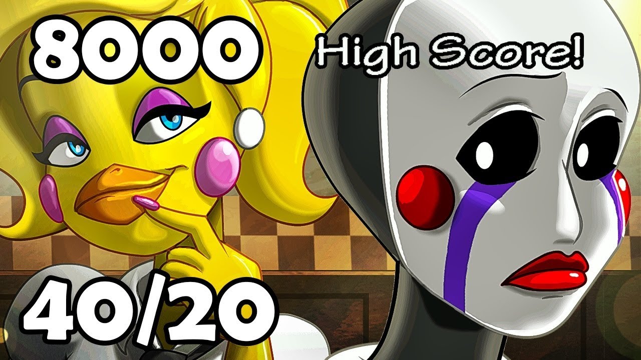 Mein PERSÖNLICHER Rekord: 8000 Punkte (40/20) | FNAF 6 Ultimate Custom Night (Deutsch/German)