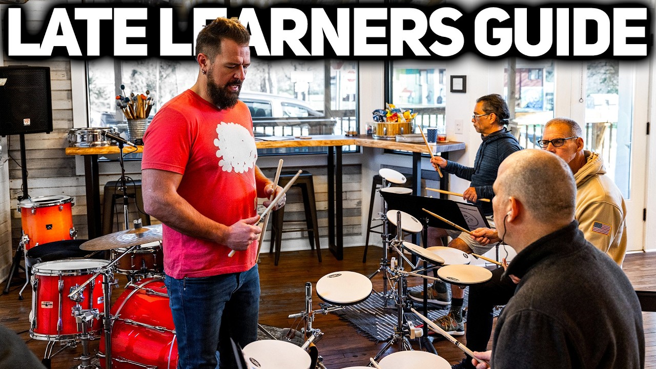 Older drum learner? Here's how to learn faster!