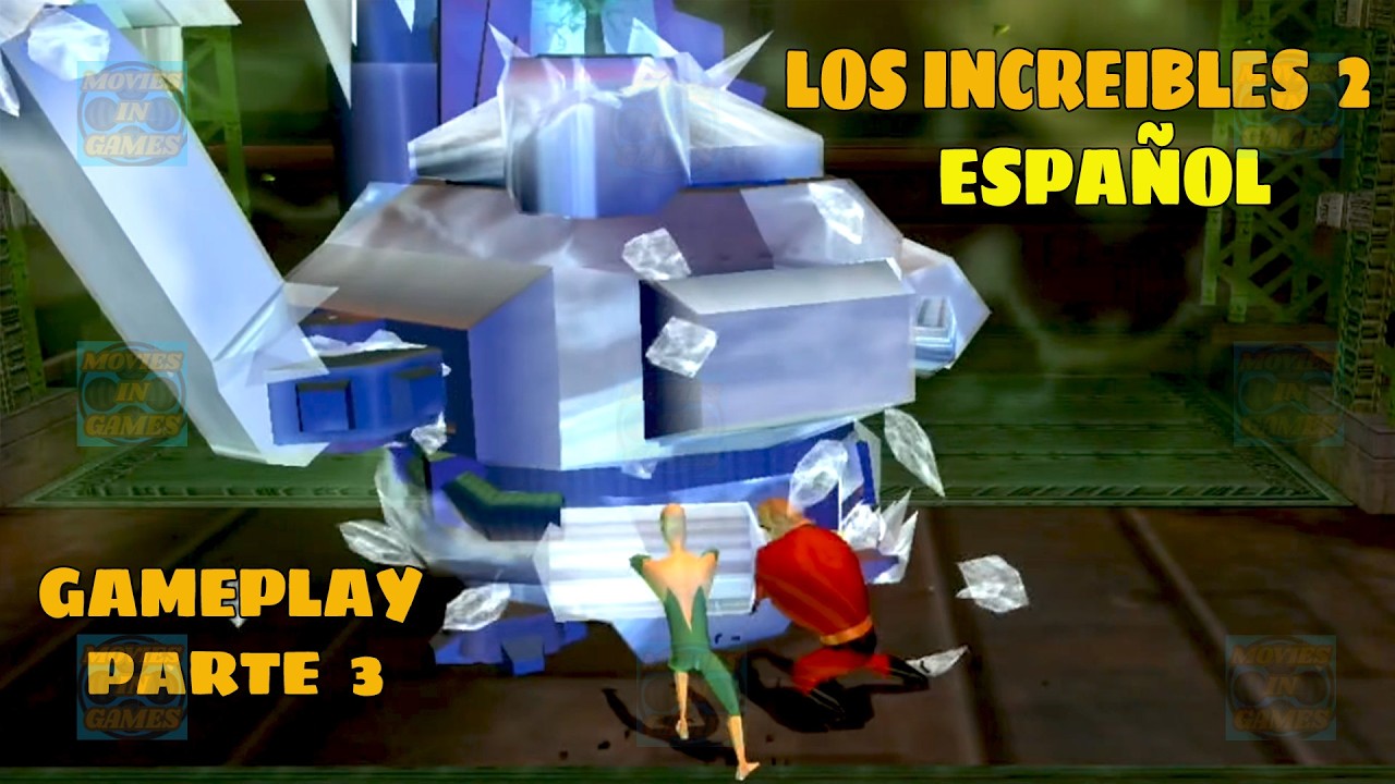 Los Increibles 2 -  Gameplay Español Parte 3 | El Guardasuperficie | Movies In Games