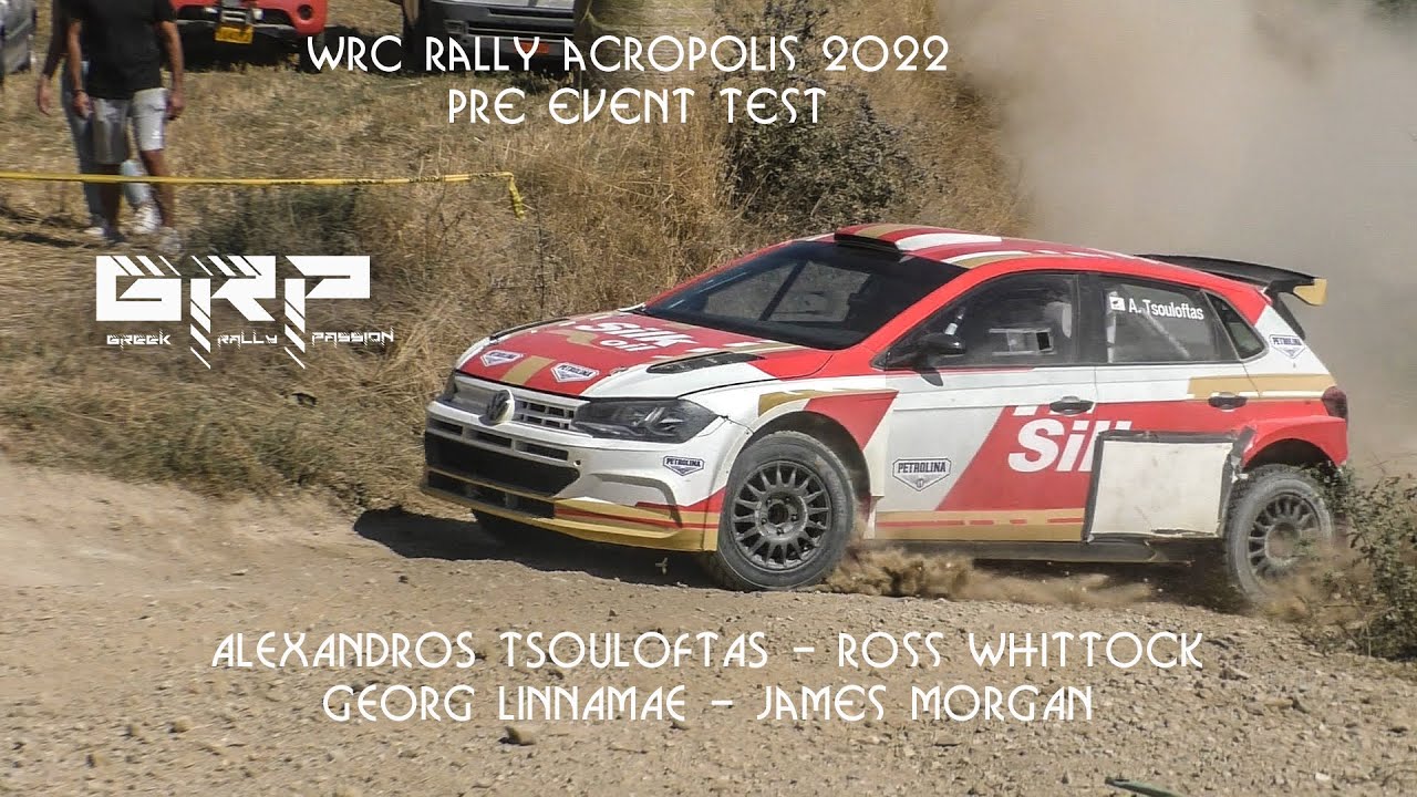 WRC Rally Acropolis 2022 Pre Event Test - Alexandros Tsouloftas - Georg Linnamae - VW Polo GTI