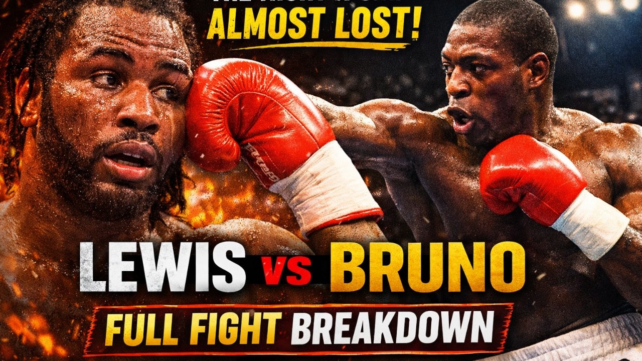 The Night a Heavyweight Giant Nearly Fell | Lennox Lewis vs Frank Bruno (FULL BREAKDOWN)