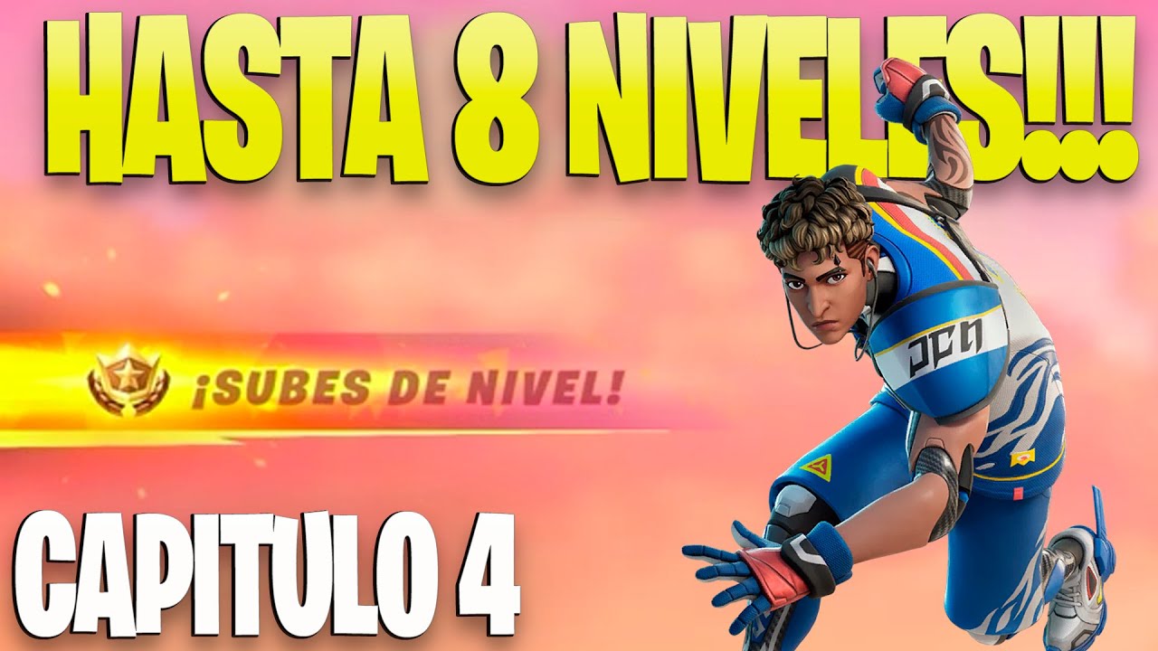 🤩 ROTISIMO!  HASTA 8 NIVELES! MAPA BUG DE XP CAPITULO 4 - COMO SUBIR RAPIDO DE NIVEL GLITCH XP