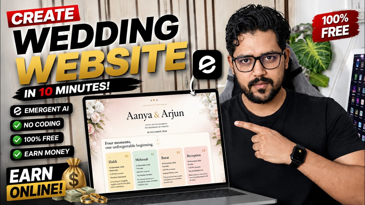 How to Build a FREE Wedding Website Using AI 💍 | No Coding Required